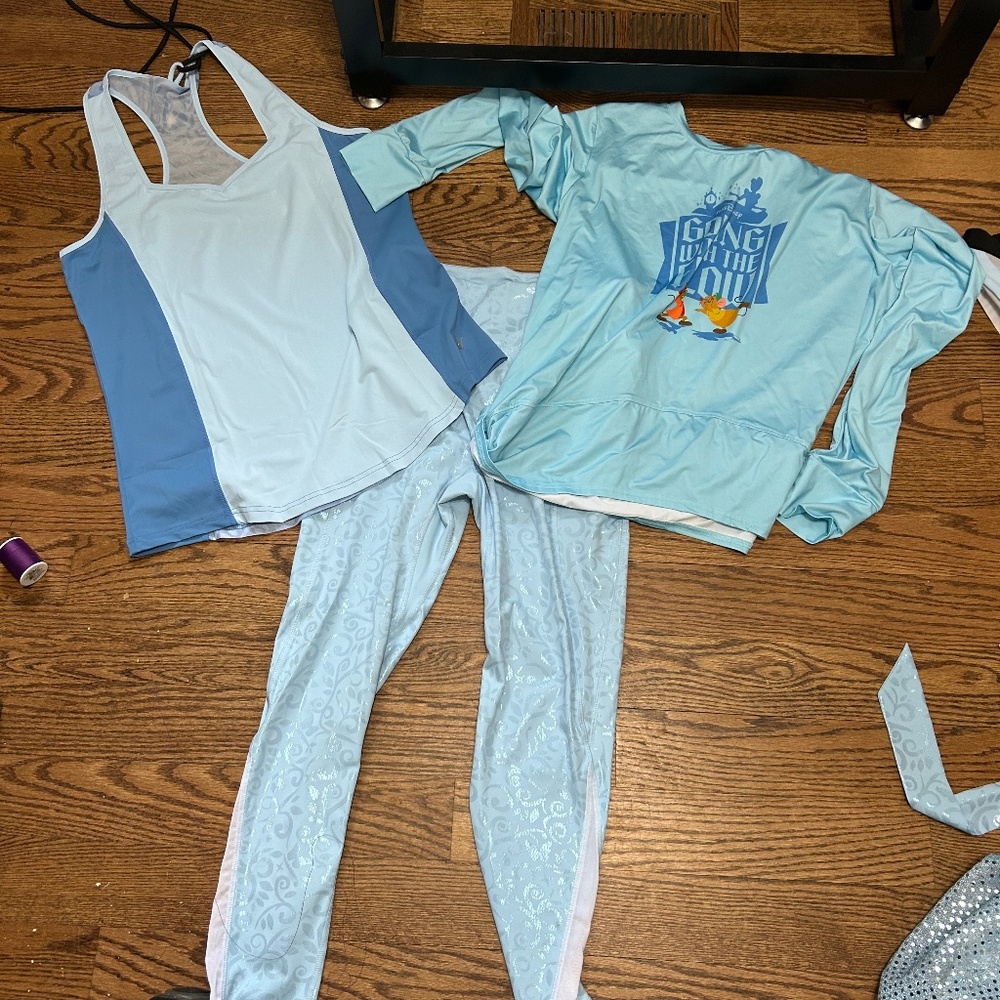 Cinderella Rundisney costume yoga